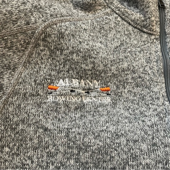 Patagonia Women's Better Sweater Stonewash Gray L 1/4 Zip Pullover Branded - Picture 5 of 14